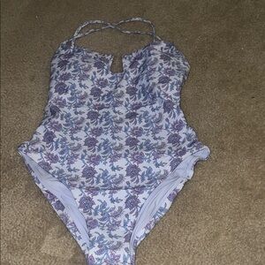 NWT! Floral One-Piece Swimsuit